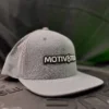 Motiv8ted Launch Hat - Flat Brim - Heather Gray