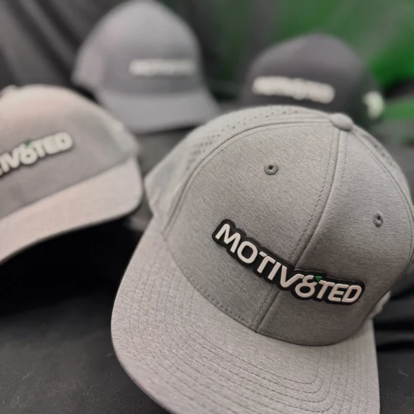 Motiv8ted Launch Hat - Heather Gray